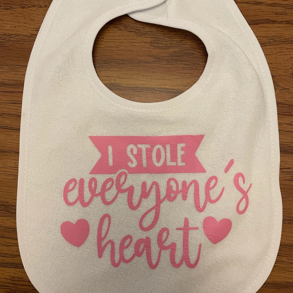 Custom made baby bibs
